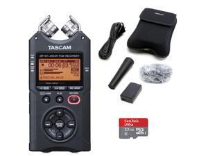 TASCAM DR-40 Digital Recorder with Tascam Accessory Kit and 32GB Micro SD Card TASCAM DR-40 Digital Recorder with Tascam Accessory Kit and 32GB Micro SD Card