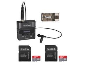 Tascam DR-10L Digital Recorder & Lavalier Mic w/ 2 32GB microSD Cards & Card Reader Tascam DR-10L Digital Recorder & Lavalier Mic w/ 2 32GB microSD Cards & Card Reader
