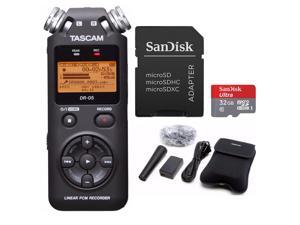 Tascam DR-05 Digital Recorder with Tascam Accessory Kit and 32GB Micro SD Card Tascam DR-05 Digital Recorder with Tascam Accessory Kit and 32GB Micro SD Card