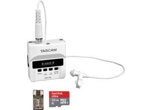 Tascam DR-10L White Digital Recorder with 32GB SD Card and Card Reader Bundle Tascam DR-10L White Digital Recorder with 32GB SD Card and Card Reader Bundle