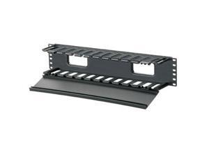 Panduit WMPF1E 2RU PatchLink Horizontal Cable Manager with dual hinged cover, front only. Width: 8.9" Panduit WMPF1E 2RU PatchLink Horizontal Cable Manager with dual hinged cover, front only. Width: 8.9"
