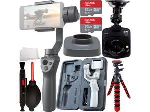 DJI Osmo Mobile 2 Smartphone Gimbal with FREE Promotional Dash Cam & Essential Accessory Bundle – Includes: 2x SanDisk Ultra 32GB microSDHC Memory Card, Flexible Gripster Tripod, and MORE DJI Osmo Mobile 2 Smartphone Gimbal with FREE Promotional Dash Cam & Essential Accessory Bundle – Includes: 2x SanDisk Ultra 32GB microSDHC Memory Card, Flexible Gripster Tripod, and MORE