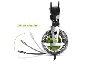 Sades SA-928 Professional Gaming Headset Headphones with Microphone Headset Splitter Adapter for PC Laptop Phone PS3 Xbox360 Lightweight Sades SA-928 Professional Gaming Headset Headphones with Microphone Headset Splitter Adapter for PC Laptop Phone PS3 Xbox360 Lightweight