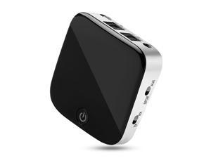 AGPtek Bluetooth 4.1 Transmitter & Receiver with Digital Optical TOSLINK & Wireless 3.5mm Bluetooth Audio Adapter for TV/Home Stereo System AGPtek Bluetooth 4.1 Transmitter & Receiver with Digital Optical TOSLINK & Wireless 3.5mm Bluetooth Audio Adapter for TV/Home Stereo System