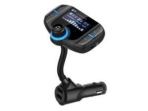 Bluetooth Wireless In-Car FM Transmitter USB Car Fast Charger with 1.65 Inch Large Screen Bluetooth Wireless In-Car FM Transmitter USB Car Fast Charger with 1.65 Inch Large Screen