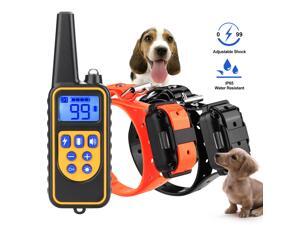 IP67 Waterproof Electric Dog Shock Collar With Remote For Large Pet Training 875 Yard IP67 Waterproof Electric Dog Shock Collar With Remote For Large Pet Training 875 Yard