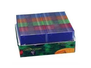 Thin CD/DVD Jewel Case One CD W/Literature 100/PK AST Thin CD/DVD Jewel Case One CD W/Literature 100/PK AST