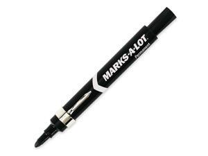 Avery Marks-A-Lot LRG Desk-Style Permanent Marker w/ Metal Clip Bullet Tip Black Avery Marks-A-Lot LRG Desk-Style Permanent Marker w/ Metal Clip Bullet Tip Black