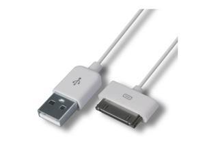 4XEM 4XUSB2APPL10FT White 30-Pin To USB 2.0 Cable For iPhone/iPod/iPad 4XEM 4XUSB2APPL10FT White 30-Pin To USB 2.0 Cable For iPhone/iPod/iPad