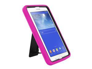 Hot Pink Hybrid Protection Case Cover Rugged Durable Heavy Duty Impact Shock-proof Drop-proof with Integrated Screen Protector For Samsung Galaxy Tab E 3 7.0 7" Lite T110 T111 T113 T116 Hot Pink Hybrid Protection Case Cover Rugged Durable Heavy Duty Impact Shock-proof Drop-proof with Integrated Screen Protector For Samsung Galaxy Tab E 3 7.0 7" Lite T110 T111 T113 T116