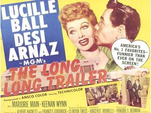 The Long Long Trailer Top L-R Lucille Ball Desi Arnaz On Title Lobbycard 1954 Movie Poster Masterprint (8 x 10) The Long Long Trailer Top L-R Lucille Ball Desi Arnaz On Title Lobbycard 1954 Movie Poster Masterprint (8 x 10)