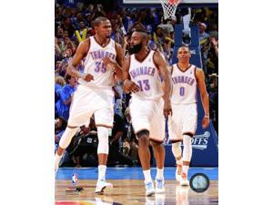 James Harden Kevin Durant & Russell Westbrook 2011-12 Action Photo Print (8 x 10) James Harden Kevin Durant & Russell Westbrook 2011-12 Action Photo Print (8 x 10)