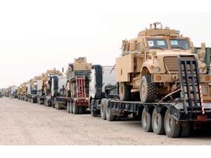 A convoy of Mine-Resistant Ambush Protected vehicles ready for departure Poster Print by Stocktrek Images (17 x 11) A convoy of Mine-Resistant Ambush Protected vehicles ready for departure Poster Print by Stocktrek Images (17 x 11)