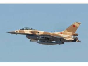 A Royal Moroccan Air Force F-16 Block 52 flying above Morocco Poster Print by Giovanni CollaStocktrek Images (17 x 11) A Royal Moroccan Air Force F-16 Block 52 flying above Morocco Poster Print by Giovanni CollaStocktrek Images (17 x 11)