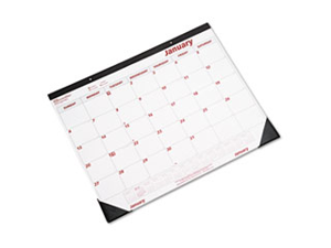 Desk Pad/Wall Calendar, Chipboard, 21-3/4 x 17, 2013 Desk Pad/Wall Calendar, Chipboard, 21-3/4 x 17, 2013