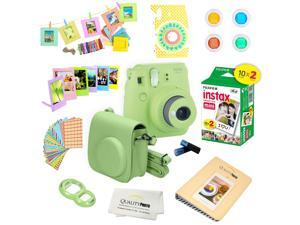 Fujifilm Instax Mini 9 (Lime Green) Deluxe kit bundle Includes -Instant camera with Instax mini 9 instant films (20 pack) - Custom Camera Case - instax Album – Frames - wall hang frames- - Stickers - Fujifilm Instax Mini 9 (Lime Green) Deluxe kit bundle Includes -Instant camera with Instax mini 9 instant films (20 pack) - Custom Camera Case - instax Album – Frames - wall hang frames- - Stickers -