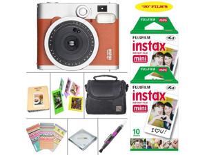 Fujifilm instax mini 90 Instant Film Camera (Brown) + Fujifilm instax Film 20 Sheets + Extra Accessories Kit Fujifilm instax mini 90 Instant Film Camera (Brown) + Fujifilm instax Film 20 Sheets + Extra Accessories Kit