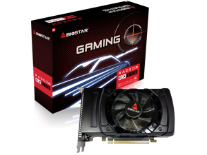 Biostar Gaming Radeon RX 550 4GB GDDR5 128-Bit DirectX 12 PCI Express 3.0 x16 DVI-D Dual Link, HDMI, DisplayPort Biostar Gaming Radeon RX 550 4GB GDDR5 128-Bit DirectX 12 PCI Express 3.0 x16 DVI-D Dual Link, HDMI, DisplayPort