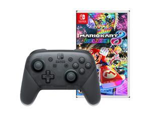 Nintendo Switch Pro Controller & Nintendo Mario Kart 8 Deluxe Nintendo Switch Pro Controller & Nintendo Mario Kart 8 Deluxe