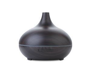 EcoGecko's Dark Wood Grain Essential Oil Diffuser, Ultrasonic Diffusing Cool Mist Humidifier for Office Home Bedroom Baby Room Study Yoga Spa, with Timer and 7 Color Night Light EcoGecko's Dark Wood Grain Essential Oil Diffuser, Ultrasonic Diffusing Cool Mist Humidifier for Office Home Bedroom Baby Room Study Yoga Spa, with Timer and 7 Color Night Light