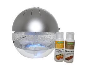 EcoGecko Large Water Based Air Purifier Revitalizer Air Freshener, 2 Bottles (30ML) Aroma Oil, Black EcoGecko Large Water Based Air Purifier Revitalizer Air Freshener, 2 Bottles (30ML) Aroma Oil, Black