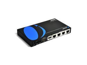OREI HD14-EX132-K 1x4 HDMI Extender Splitter Over Single Cable CAT6/7 1080P With IR Remote EDID Management - Up To 132 Ft - Loop Out - Low Latency OREI HD14-EX132-K 1x4 HDMI Extender Splitter Over Single Cable CAT6/7 1080P With IR Remote EDID Management - Up To 132 Ft - Loop Out - Low Latency