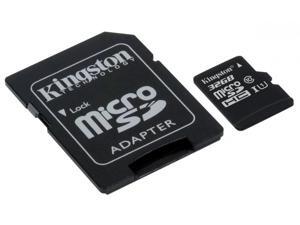 Kingston Technology Canvas Select 32GB Class 10 UHS-I microSDHC Memory Card with SD Adapter Kingston Technology Canvas Select 32GB Class 10 UHS-I microSDHC Memory Card with SD Adapter