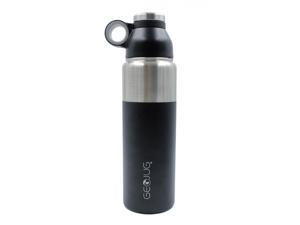 Brentwood Appliances G-1040BK GeoJug 40-Ounce Stainless Steel Vacuum-Insulated Water Bottle (Black) Brentwood Appliances G-1040BK GeoJug 40-Ounce Stainless Steel Vacuum-Insulated Water Bottle (Black)