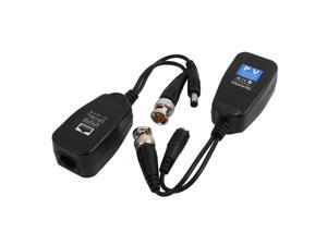 2x Twisted Pairs PVD Video Balun Power Data CCTV PTZ UTP BNC to RJ45 CAT5 2x Twisted Pairs PVD Video Balun Power Data CCTV PTZ UTP BNC to RJ45 CAT5