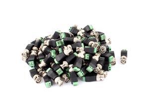 100 Pcs Screw Terminal Coaxial Cat5 to BNC Male Jack Video Balun Connector 100 Pcs Screw Terminal Coaxial Cat5 to BNC Male Jack Video Balun Connector