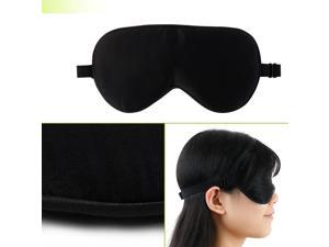 Natural Silk Sleeping Mask with Adjustable Strap Supersmooth Eye Mask Eyepatch Black Natural Silk Sleeping Mask with Adjustable Strap Supersmooth Eye Mask Eyepatch Black