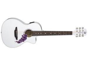 Luna Guitars Flora Series Orchid Acoustic-Electric Guitar Luna Guitars Flora Series Orchid Acoustic-Electric Guitar