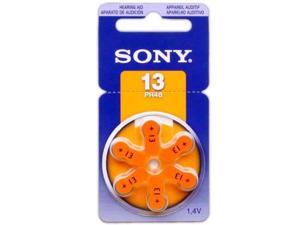 60 Sony Zinc-Air Hearing Aid Batteries Size: 13 60 Sony Zinc-Air Hearing Aid Batteries Size: 13