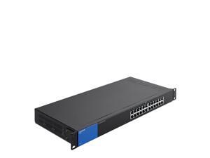 Linksys Lgs124 24-port Gigabit Ethernet Switch - 24 Ports - Linksys Lgs124 24-port Gigabit Ethernet Switch - 24 Ports -