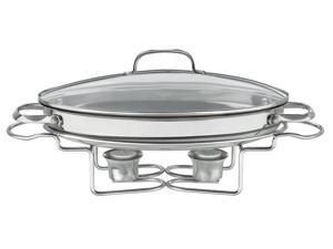 Cuisinart 7BSO-34 Stainless 13-1/2-Inch Oval Buffet Servers Cuisinart 7BSO-34 Stainless 13-1/2-Inch Oval Buffet Servers