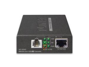 Planet VC-231G 1-Port 10/100/1000T Ethernet to VDSL2 Converter/Bridge 30a profile w/ G.vectoring, RJ11 Planet VC-231G 1-Port 10/100/1000T Ethernet to VDSL2 Converter/Bridge 30a profile w/ G.vectoring, RJ11
