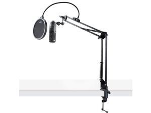 Audio-Technica AT2020USB+ Condenser USB Microphone w/ Knox Pop Filter & Boom Arm Audio-Technica AT2020USB+ Condenser USB Microphone w/ Knox Pop Filter & Boom Arm