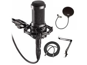 Audio-Technica AT2035 Studio Condenser Microphone with Knox Filter & Boom Arm Audio-Technica AT2035 Studio Condenser Microphone with Knox Filter & Boom Arm