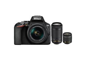 Nikon D3500 DX-Format DSLR Camera with AF-P 18-55mm VR and 70-300mm Lenses Nikon D3500 DX-Format DSLR Camera with AF-P 18-55mm VR and 70-300mm Lenses
