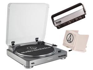 Audio Technica ATLP60 Turntable w Stylus ATN3600L & Knox Vinyl Cleaner Audio Technica ATLP60 Turntable w Stylus ATN3600L & Knox Vinyl Cleaner