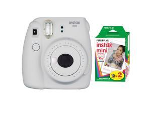 Fujifilm Instax Mini 9 (Smokey White) with Instax Mini Film (20 Sheets) Fujifilm Instax Mini 9 (Smokey White) with Instax Mini Film (20 Sheets)