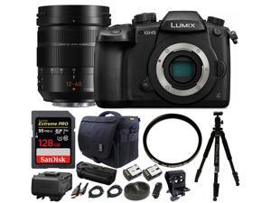 Panasonic Lumix DC-GH5 Mirrorless Filmmaking Kit w/ H-ES12060 Pro lens Bundle Panasonic Lumix DC-GH5 Mirrorless Filmmaking Kit w/ H-ES12060 Pro lens Bundle