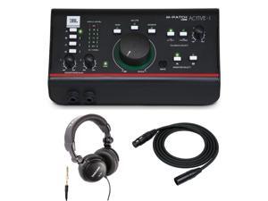 JBL ACTIVE-1 Monitor Controller. W/ Headphones & XLR Female Microphone Cable 2x JBL ACTIVE-1 Monitor Controller. W/ Headphones & XLR Female Microphone Cable 2x