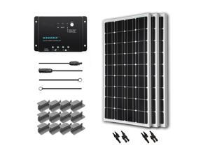 Renogy 300 Watt 12 Volt Monocrystalline Solar Starter Kit with Wanderer Renogy 300 Watt 12 Volt Monocrystalline Solar Starter Kit with Wanderer