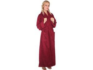 Women's Shawl Collar Long Turkish Cotton Ankle Length Bathrobe Women's Shawl Collar Long Turkish Cotton Ankle Length Bathrobe