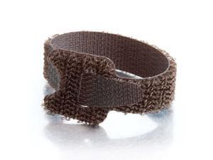 C2G 29860 Hook-and-Loop Cable Management Straps - Brown - 12pk C2G 29860 Hook-and-Loop Cable Management Straps - Brown - 12pk