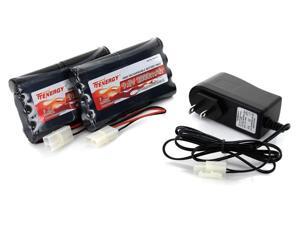 Tenergy 9.6V Flat NiMH Battery Packs for RC Car, High Capacity 8-Cell 2000mAh Rechargeable Battery Pack, Replacement Hobby Battery Pack with Standard Tamiya Connectors (2 Battery Packs + 1 Charger) Tenergy 9.6V Flat NiMH Battery Packs for RC Car, High Capacity 8-Cell 2000mAh Rechargeable Battery Pack, Replacement Hobby Battery Pack with Standard Tamiya Connectors (2 Battery Packs + 1 Charger)