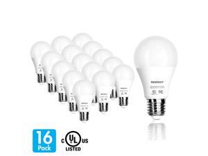 TENERGY 9W LED BULB 60 WATT EQUIVALENT A19 LED LIGHT BULBS, E26 HOUSEHOLD LIGHTBULB, 750 LUMENS ENERGY SAVING LAMP SOFT/WARM WHITE 2700K LIGHTS, 220°BEAM ANGLE, 16-PACK, NON-DIMMABLE TENERGY 9W LED BULB 60 WATT EQUIVALENT A19 LED LIGHT BULBS, E26 HOUSEHOLD LIGHTBULB, 750 LUMENS ENERGY SAVING LAMP SOFT/WARM WHITE 2700K LIGHTS, 220°BEAM ANGLE, 16-PACK, NON-DIMMABLE