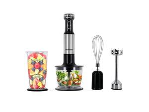 Tenergy Immersion Blender, 200W Stepless Speed Control Hand Blender Set with Stainless Steel Hand Mixer, Chopper, Whisk, Beaker Attachment for Soup, Sauce, Baby Food, Purée and Emulsify Tenergy Immersion Blender, 200W Stepless Speed Control Hand Blender Set with Stainless Steel Hand Mixer, Chopper, Whisk, Beaker Attachment for Soup, Sauce, Baby Food, Purée and Emulsify