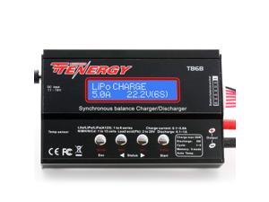 Tenergy TB6-B Balance Charger Discharger 1S-6S Digital Battery Pack Charger for NiMH/NiCD/Li-PO/Li-Fe Packs w/ LCD Display Hobby Battery Charger w/ Tamiya/JST/EC3/HiTec/Deans Connectors + Power Supply Tenergy TB6-B Balance Charger Discharger 1S-6S Digital Battery Pack Charger for NiMH/NiCD/Li-PO/Li-Fe Packs w/ LCD Display Hobby Battery Charger w/ Tamiya/JST/EC3/HiTec/Deans Connectors + Power Supply